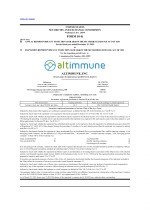 Click here to view Altimmune, Inc. 2023 Form 10-K