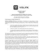 Click here to view Vislink Technologies, Inc. 2023 Proxy Statement